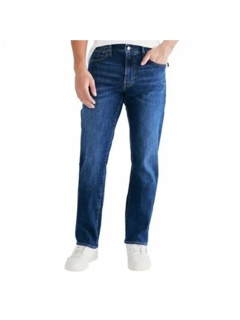 Lucky Brand 410 Athletic Men's 32x29  Straight Jeans Stretch Denim Blue e1301